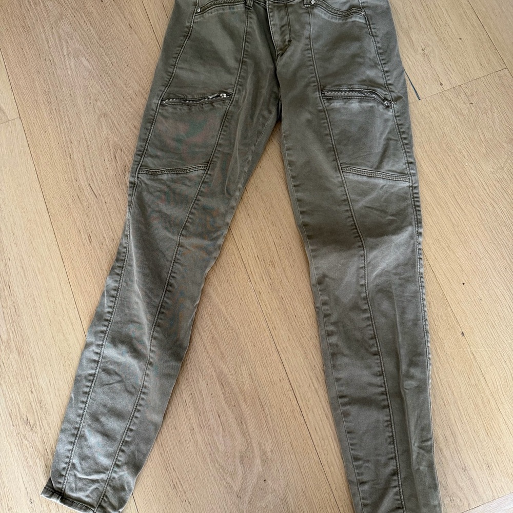 White House Black Market. — The  Skinny Ankle Pants — Olive Green